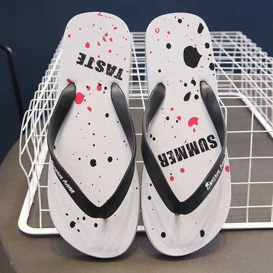 Men's Anti-Slip Beach Flip-Flops | Summer Casual Slippers Beach Flip-Flops Peaceful Pleasures Health and Wellness A 40-41