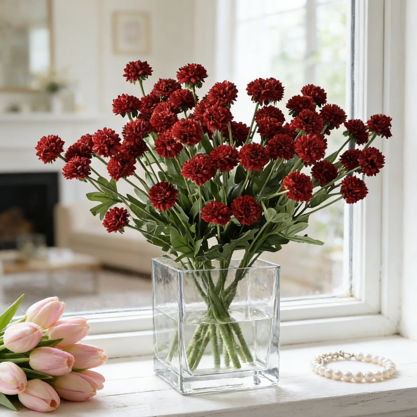 Artificial Silk Chrysanthemum Flowers | Wedding & Home Decor