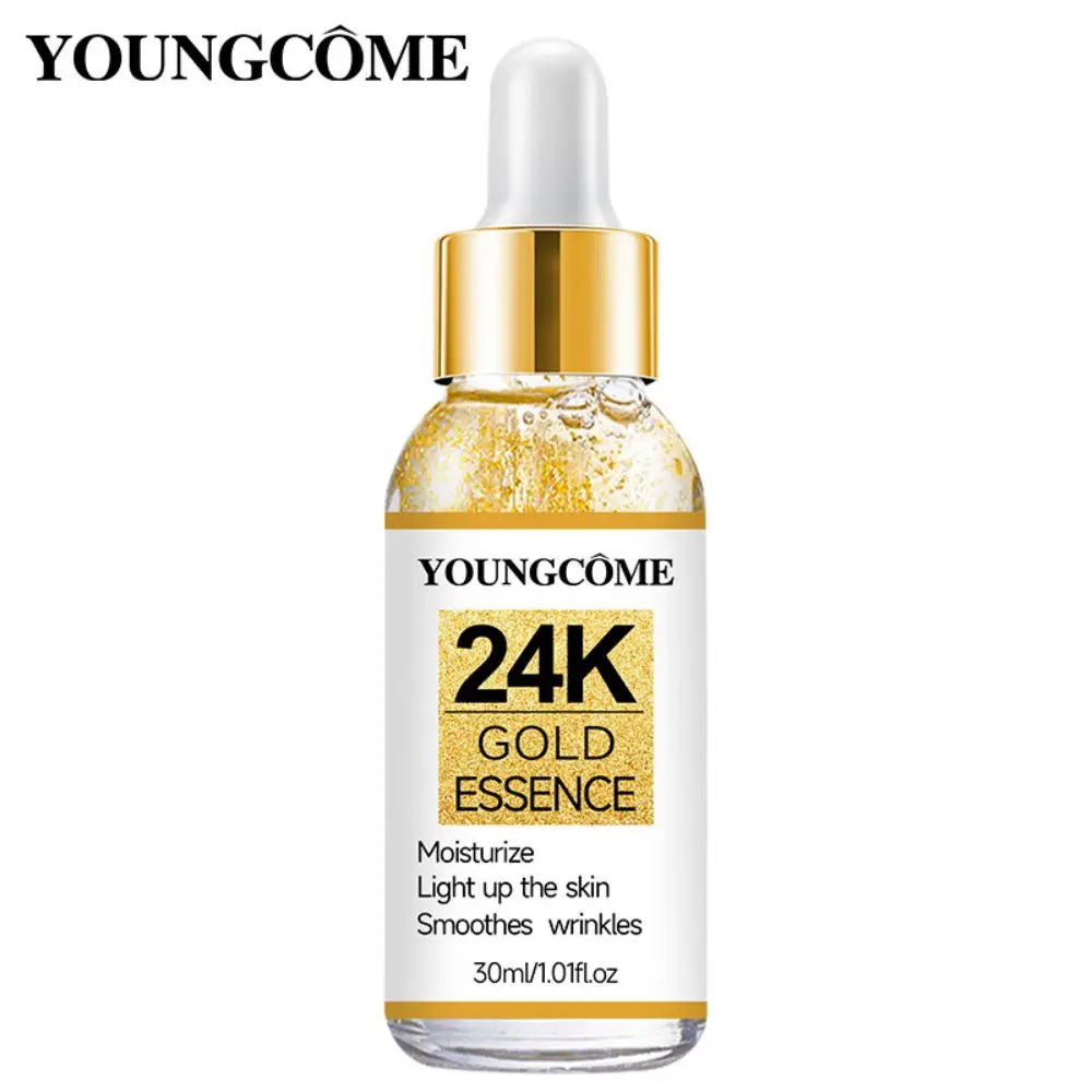 24K Gold Anti-Aging Collagen Face Serum – Lift & Nourish Gold Face Serum Peaceful Pleasures Health and Wellness