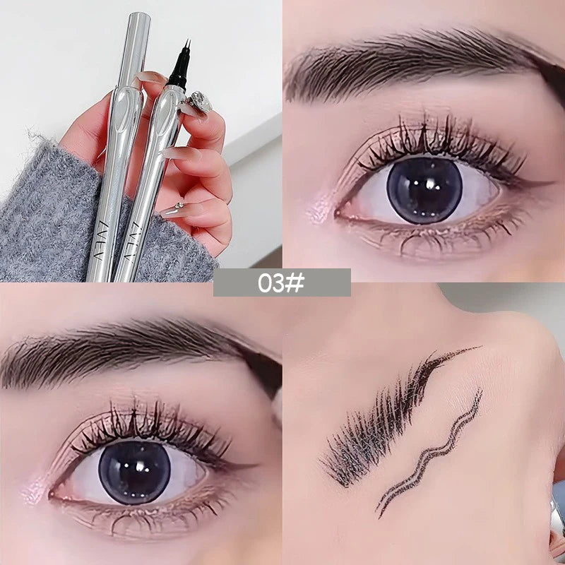 Ultra-Fine 2-Point Waterproof Liquid Eyebrow Pen | Fork Brow Pencil