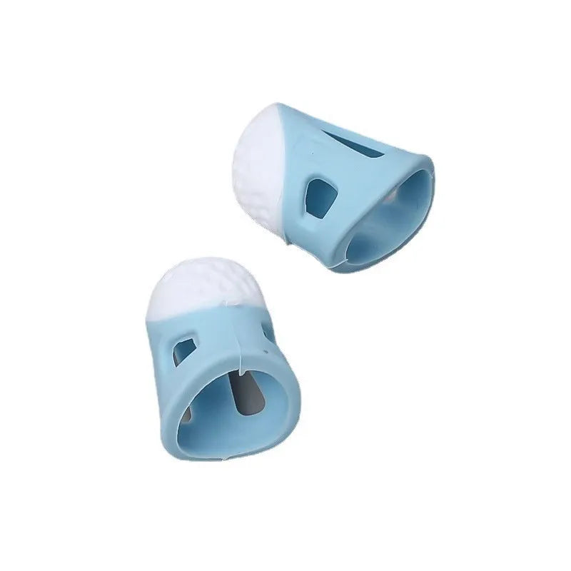 Silicone Finger Thimbles Anti-Slip Reusable Fingertip Covers 10pc