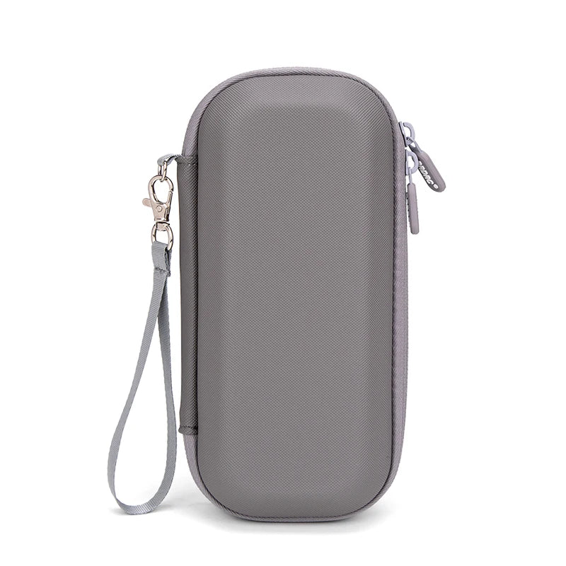 PU Storage Case For DJI Pocket 4Pro Shock-Resistant And Drop-Proof Travel Case Mesh Pocket Is For Storing Small Accessories Peaceful Pleasures Health and Wellness Gray