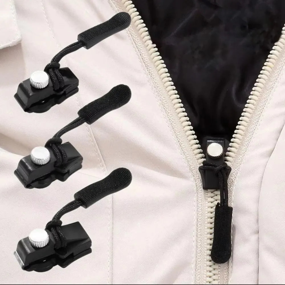 5/10pcs Durable 3 Different Size Zipper Repair Kit DIY Removable Zipper Head Sewing Tools Replacement Bad Buckle Instant Puller Peaceful Pleasures Health and Wellness