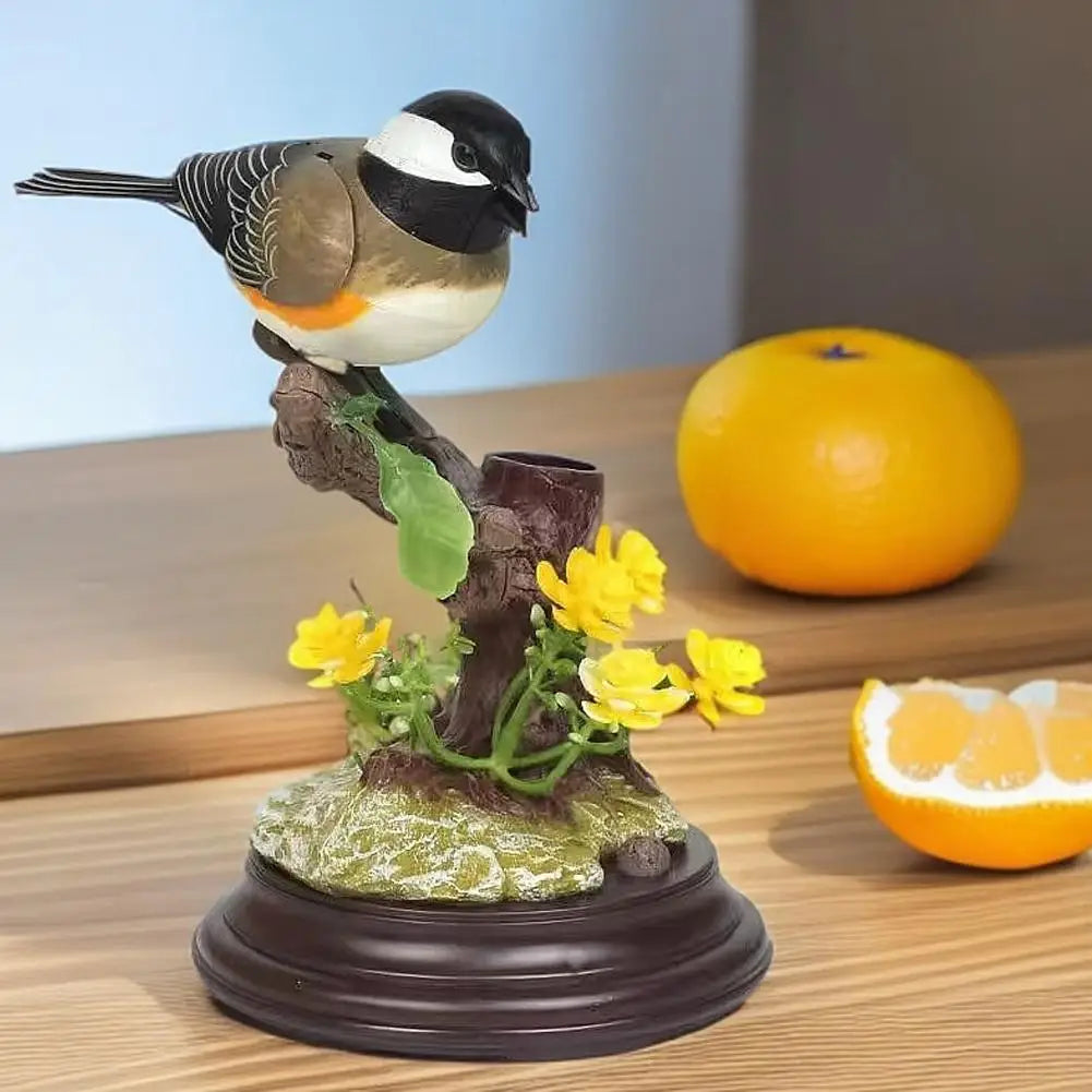 Simulation Voice Control Little Bird Creativity Cute Decorative Item