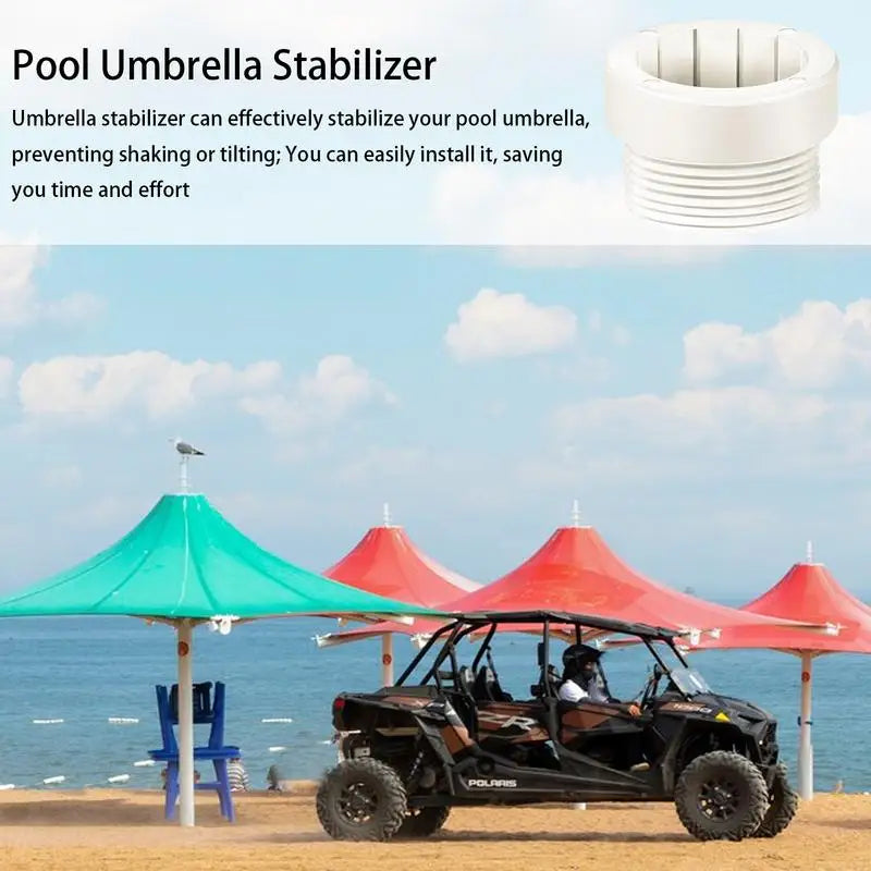 Pool Umbrella Base Sleeve Inserts – Anti-Slip Hole Plugs 4-Pack