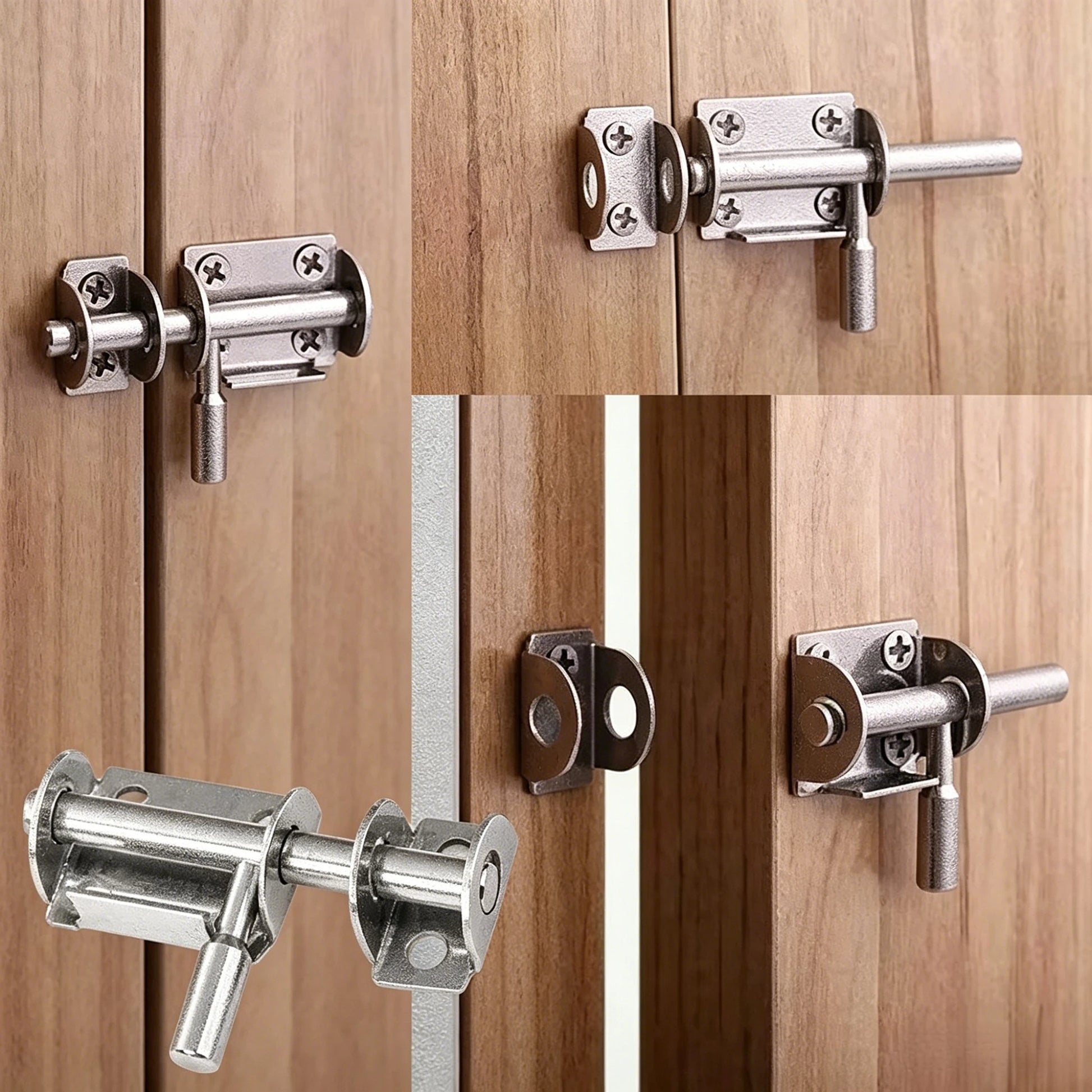 1 PCS Door Latch Solid Sliding Bolts Latch Hasp Home Hardware Gate Safety Toilet Door Lock Peaceful Pleasures Health and Wellness