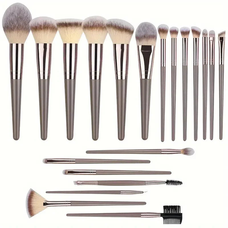 RUNTOIN Professional Makeup Brush Set 3-20 PCS – Soft & Fluffy