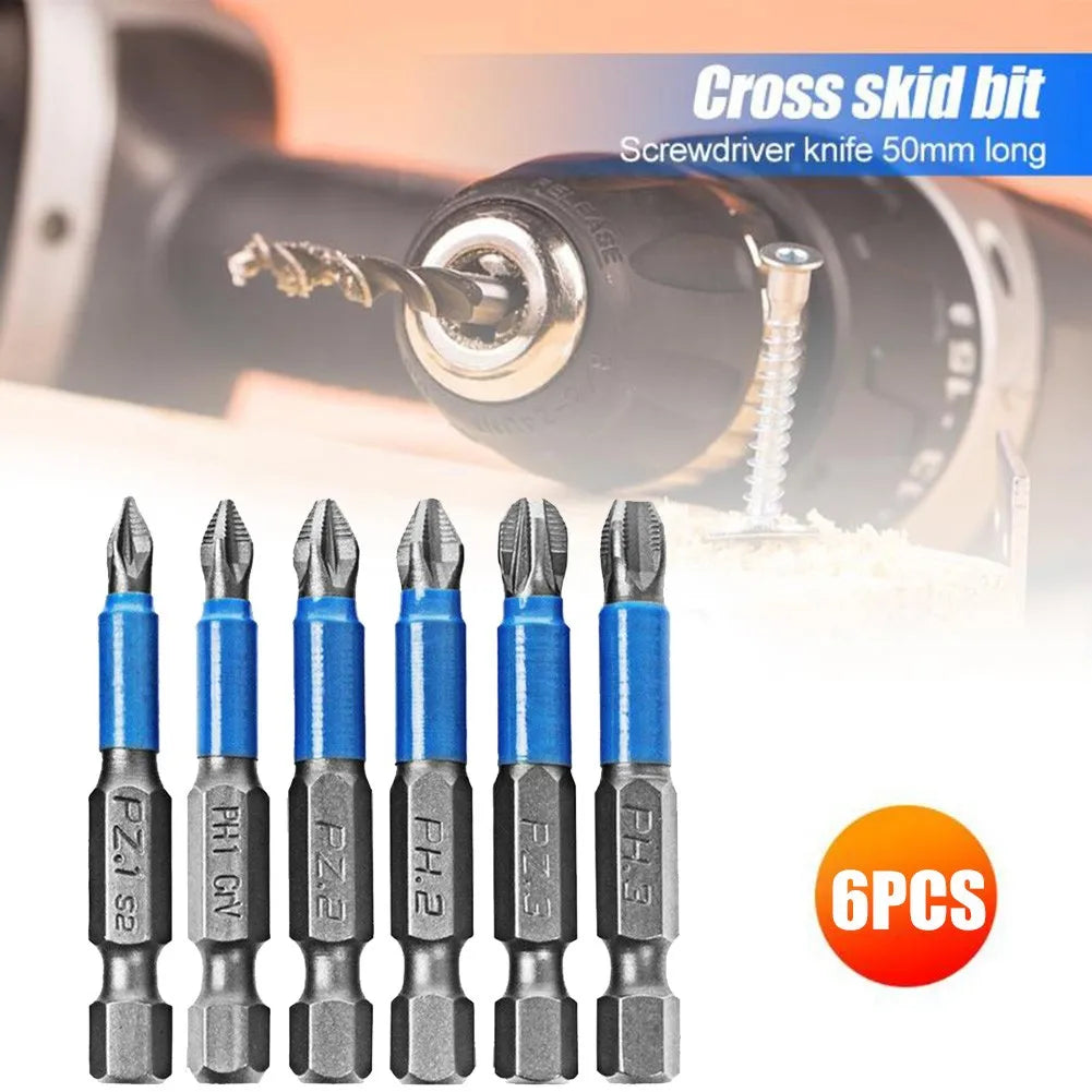 Bits Alloy Steel Impact Anti Non-slip Magnetic Cross Tip PH1 PH2 PH3