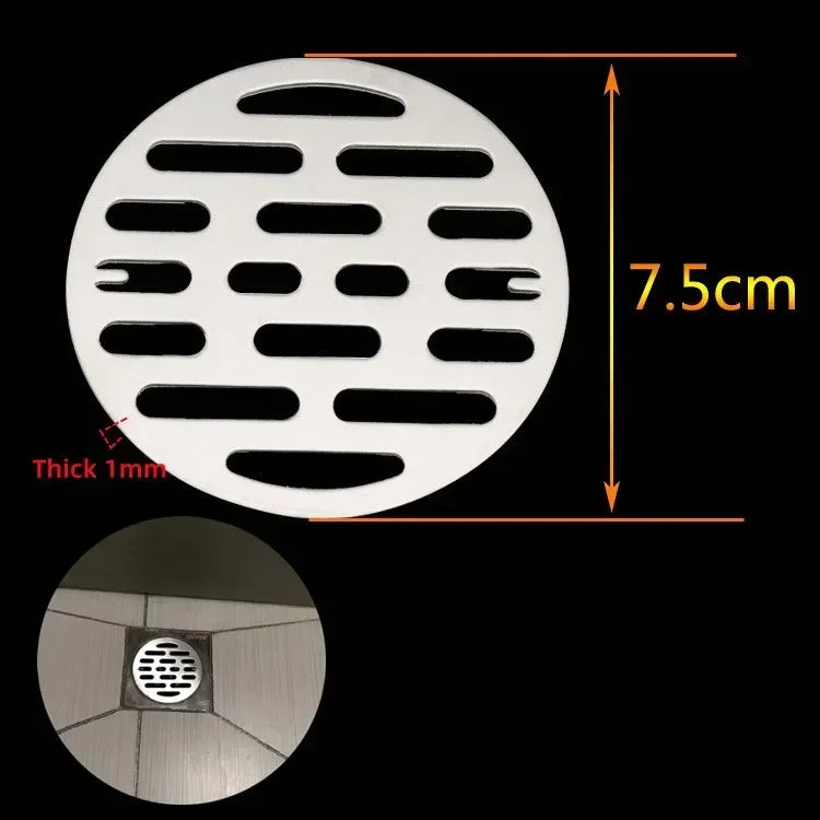 Stainless Steel Round Floor Drain Cover & Hair Catcher Strainer