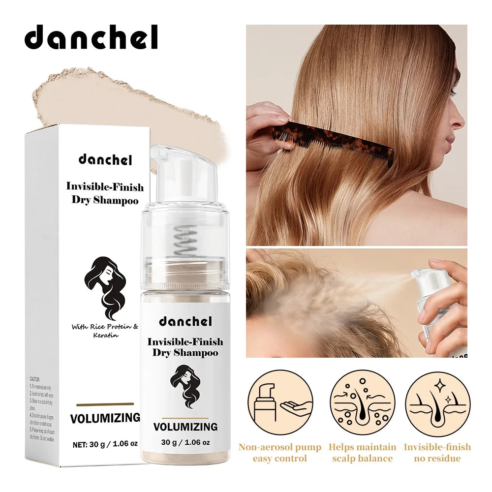 Invisible-Finish Dry Shampoo Oil Control 48H Fits All Hair Colors Protein Repair Strengthens Hair Ultra-fine Dry Hair Powder Peaceful Pleasures Health and Wellness Default Title