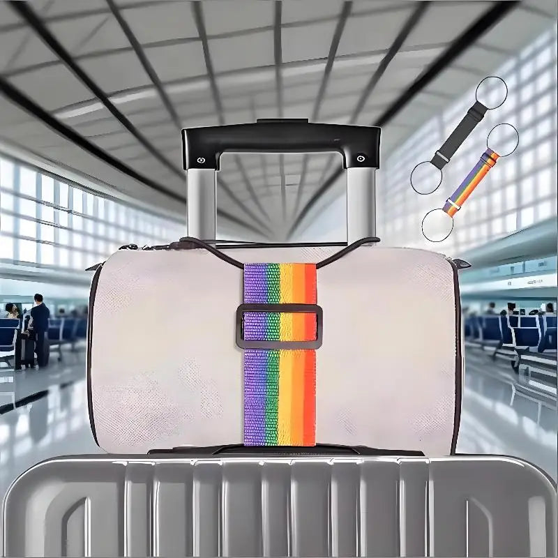 Elastic Adjustable Luggage Strap | Bungee Travel Security Belt