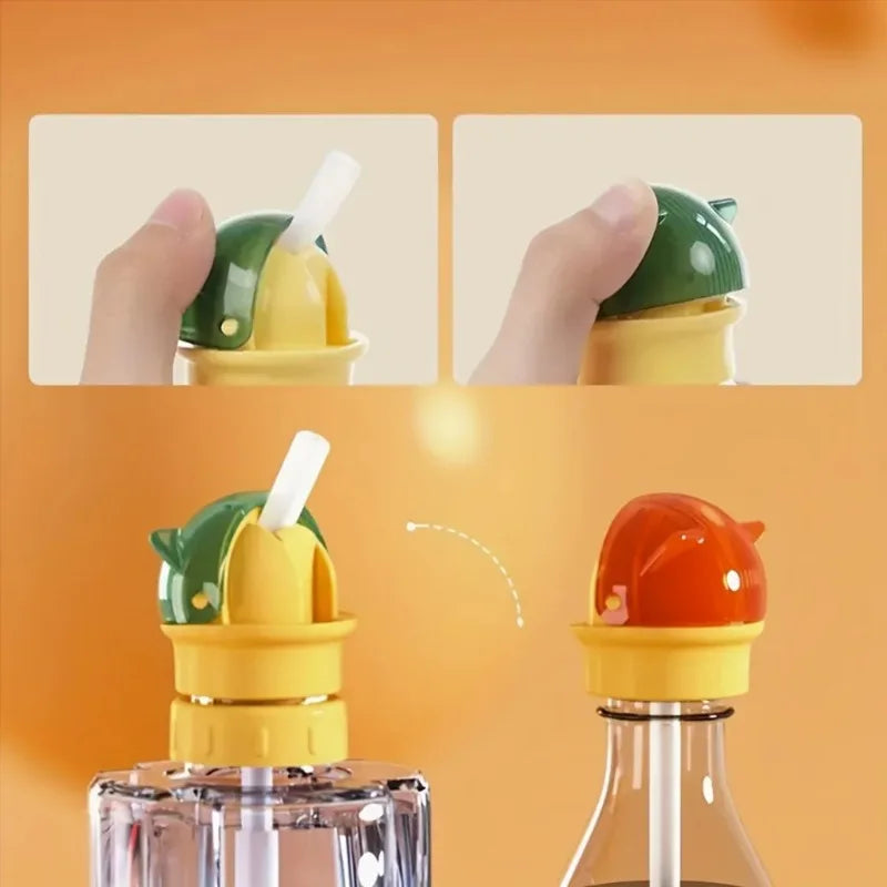 Universal Baby Bottle Cap with Anti-Choke Straw | Kids Sippy
