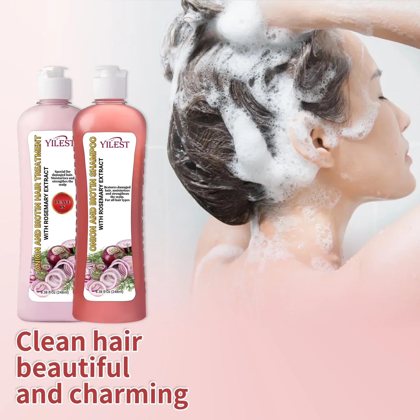 Rosemary Shampoo for Fast Hair Growth Hair Conditioner Moisturizing Nourishing The Scalp Anti Hair Loss for All Hair Types Peaceful Pleasures Health and Wellness
