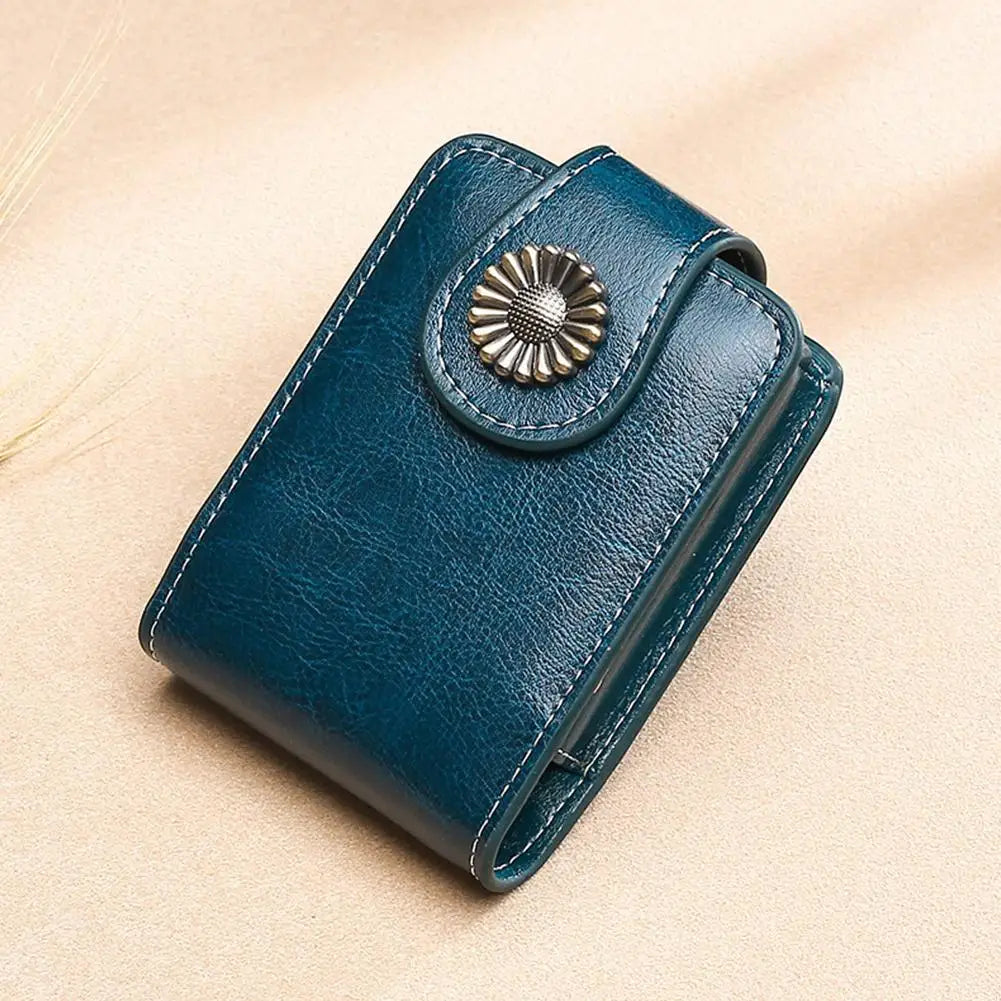 Mini Makeup Bag Portable Lipstick Cosmetic Bag High Quality Genuine Leather Lipstick Packet Lipsticks Storage Pouch With Mirror Peaceful Pleasures Health and Wellness