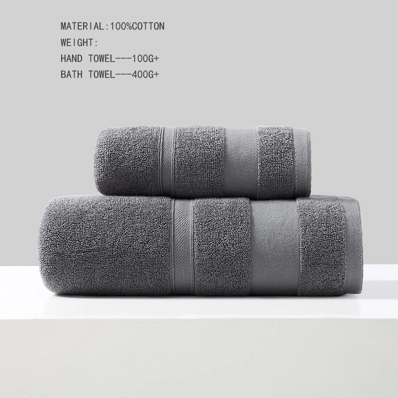 Battilo 100% Cotton Bath & Hand Towel Set – Hotel Spa Quality