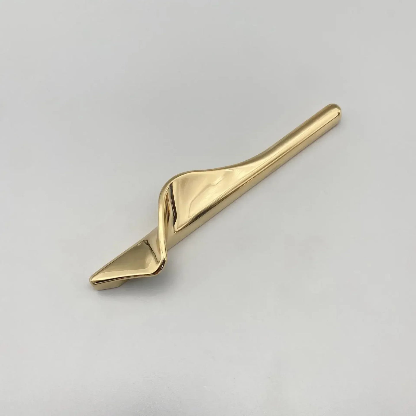 Zinc Alloy Cabinet Door & Drawer Handle – Light Gold Gray