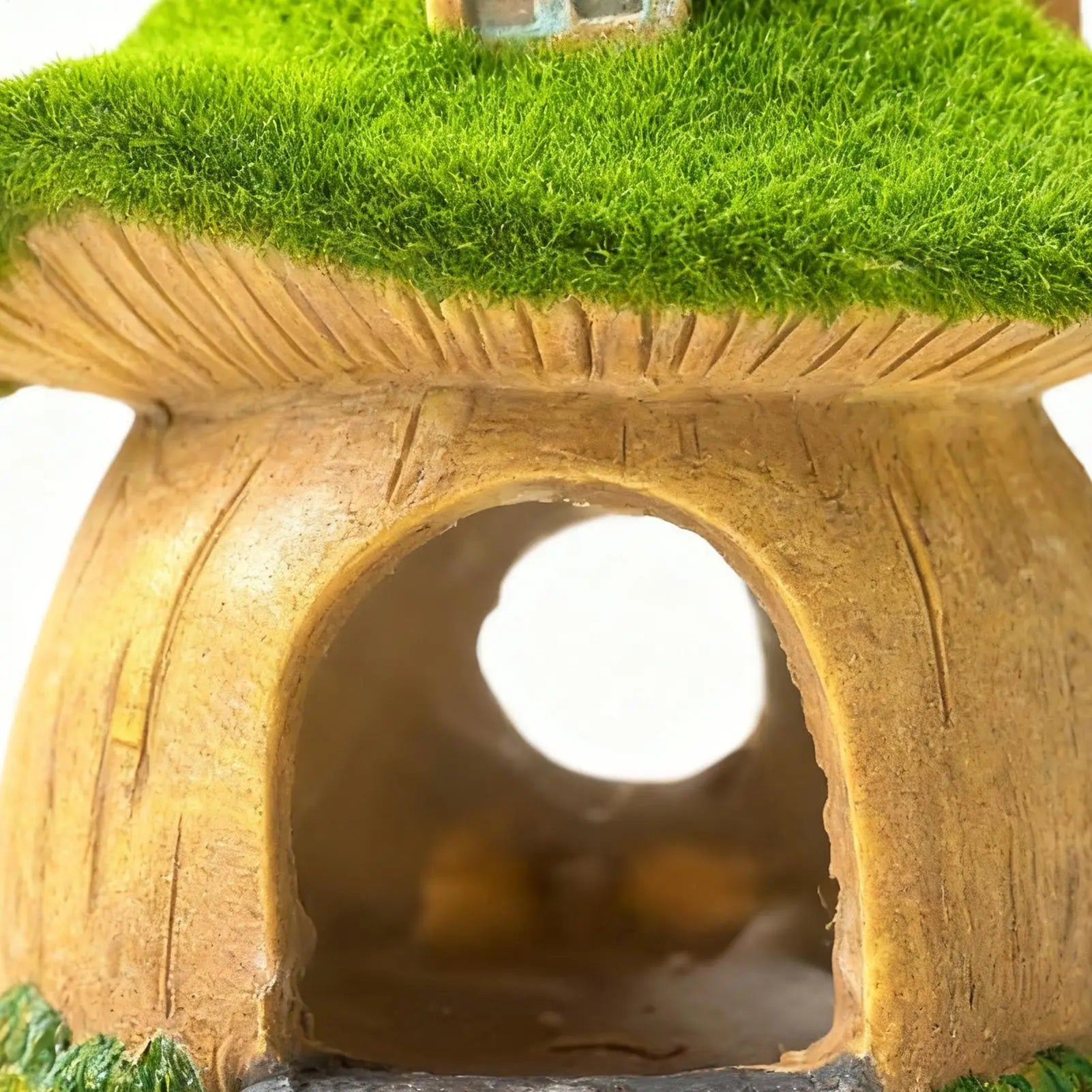 Aquarium Mushroom House Realistic Resin Aquarium Mushroom Shrimp Cave For Living Room Bedroom Study Room Restaurant Apartment Peaceful Pleasures Health and Wellness