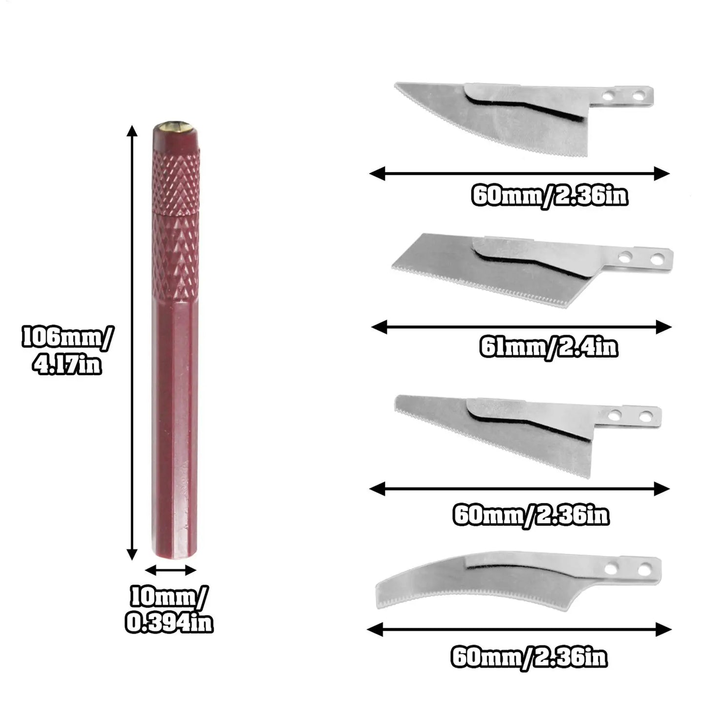 Model Craft Hand Saw Tool Kit with 4 Cutters Precision Hobby Saw for Handcrafted Woodworking Mini Hacksaw for DIY Modeling Peaceful Pleasures Health and Wellness