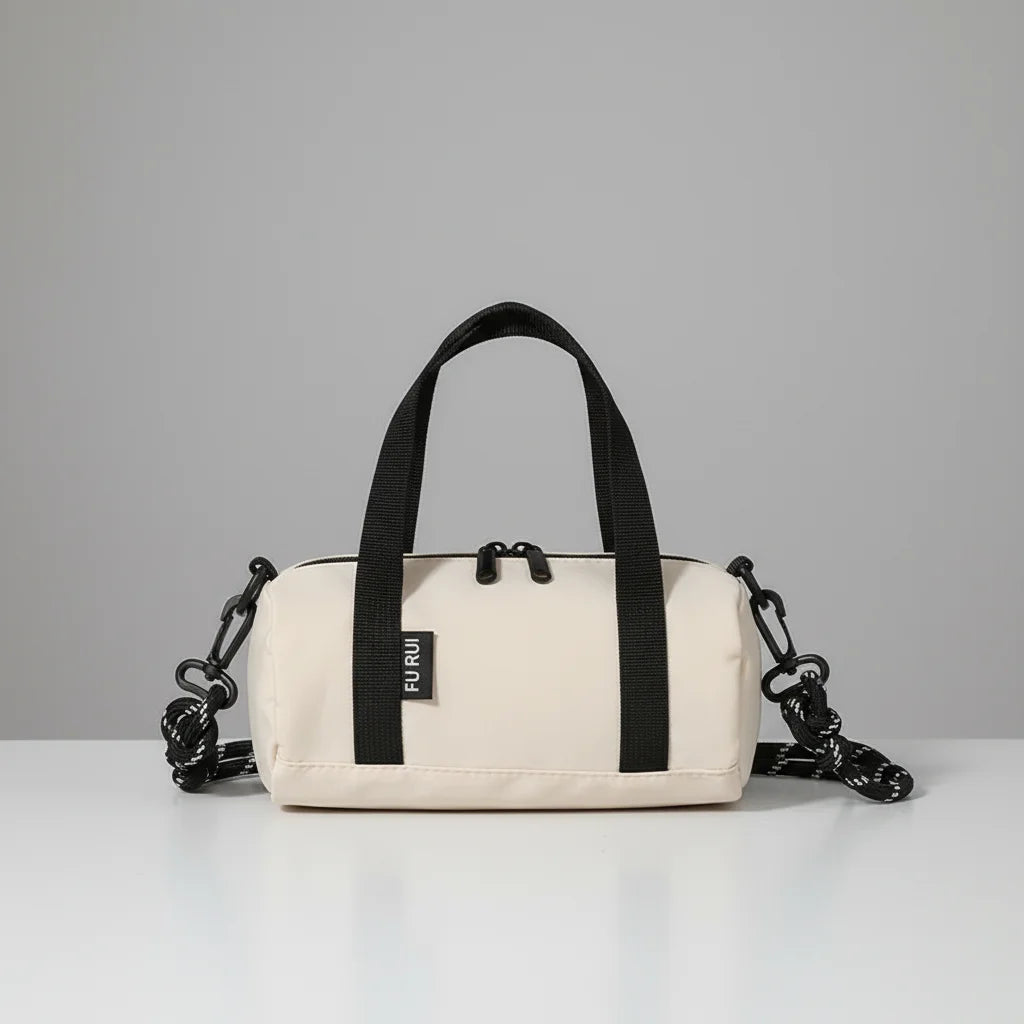 Nylon Handheld Crossbody Bag Unisex Compact And Versatile For Daily Use Peaceful Pleasures Health and Wellness