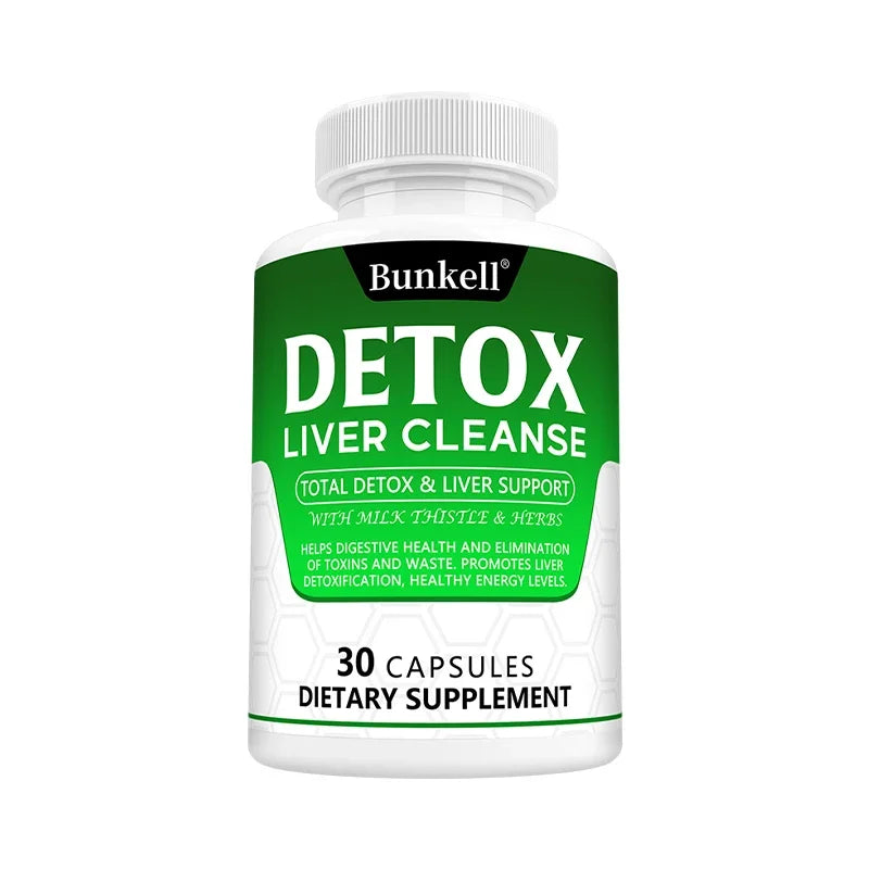 Liver Detox Cleansing Capsules - Milk Thistle, Artichoke & Natural Herbs, Colon Cleansing, Fatty Liver Support for Men & Women Peaceful Pleasures Health and Wellness 30 count-1 bottle