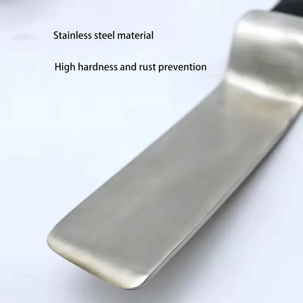 Z-Type PDR Dent Repair Tool Stainless Steel Rubber Handle Leveling Flapping Pad Car Auto Body Dent Removal Tool Peaceful Pleasures Health and Wellness