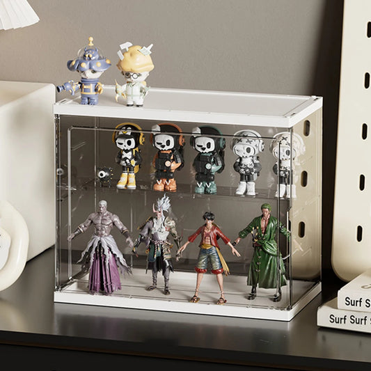 Blind Box Storage Display Rack Bubble Mart Transparent Acrylic Doll Display Box Handmade Doll Storage Peaceful Pleasures Health and Wellness