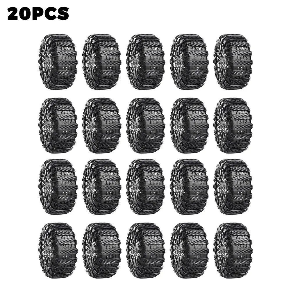 Urethane Snow Chain Tire Traction Straps – 10 or 20 Pack