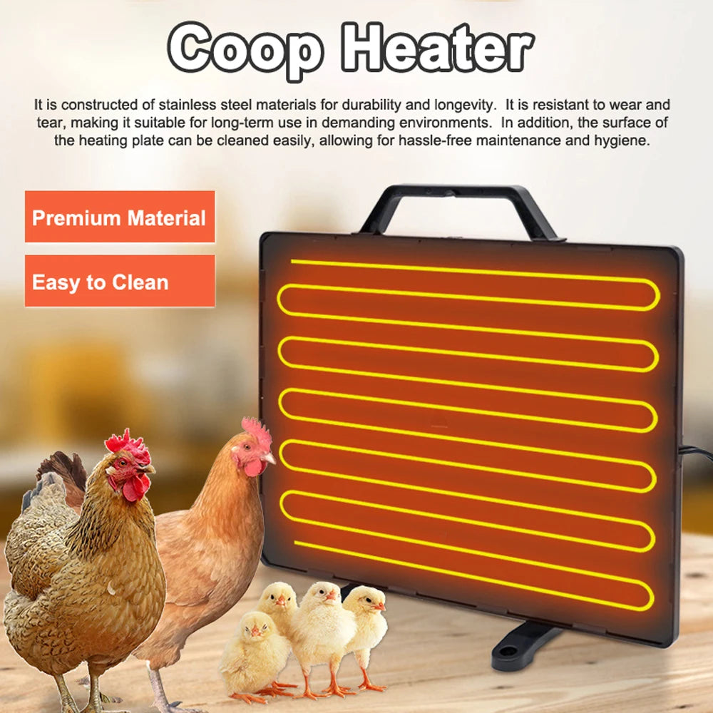 160W Poultry Heating Panel 0-99 Temperature Winter Farm Radiant Board