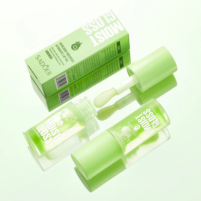 SADOER Fruit Crystal Jelly Lip Oil – Plumping Moisturizing Gloss