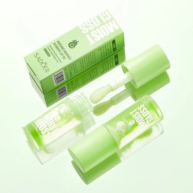 SADOER Fruit Crystal Jelly Lip Oil – Plumping Lip Serum Gloss