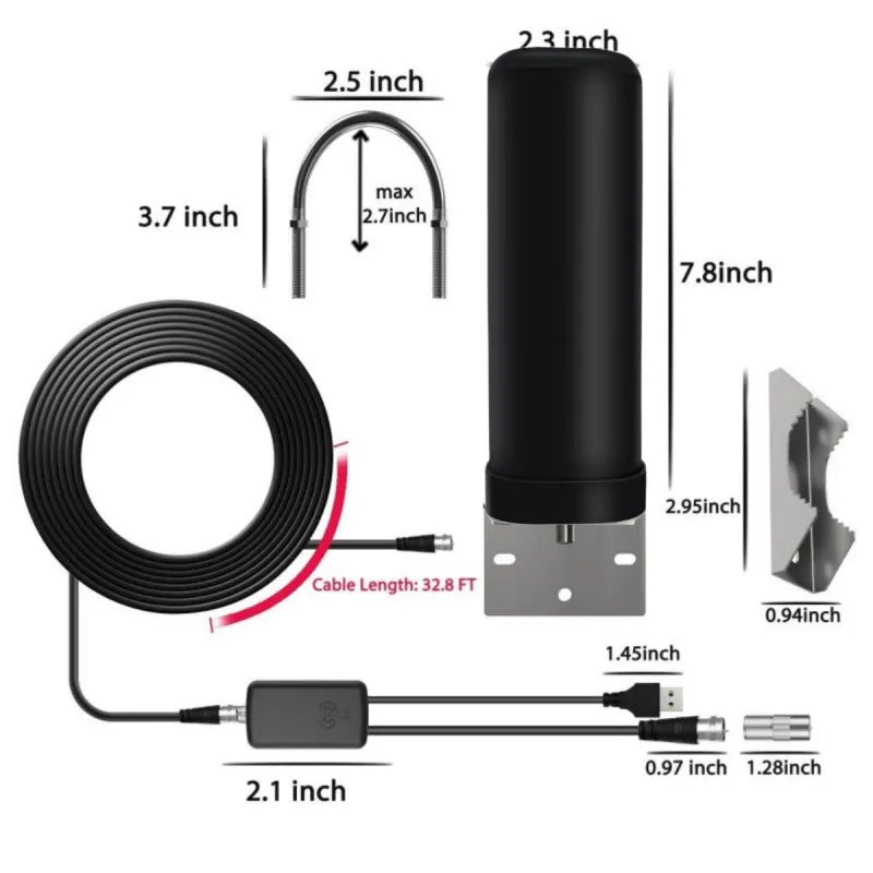 Outdoor 4K HD Digital TV Antenna – DTMB HDTV Cannon