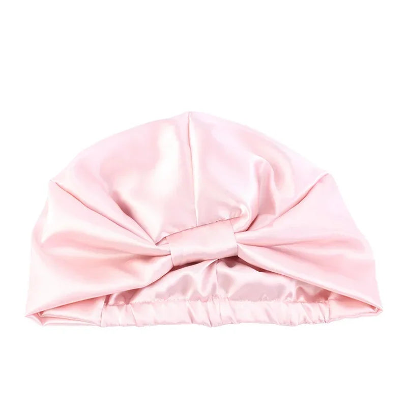 Satin-Lined Sleeping Beanie Hat for Natural & Frizzy Hair