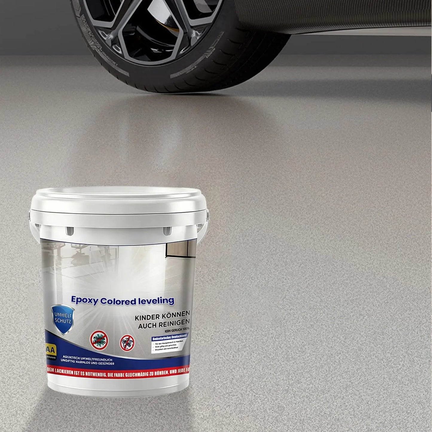 Marble Effect Epoxy Floor Coating – High-Gloss 500ml