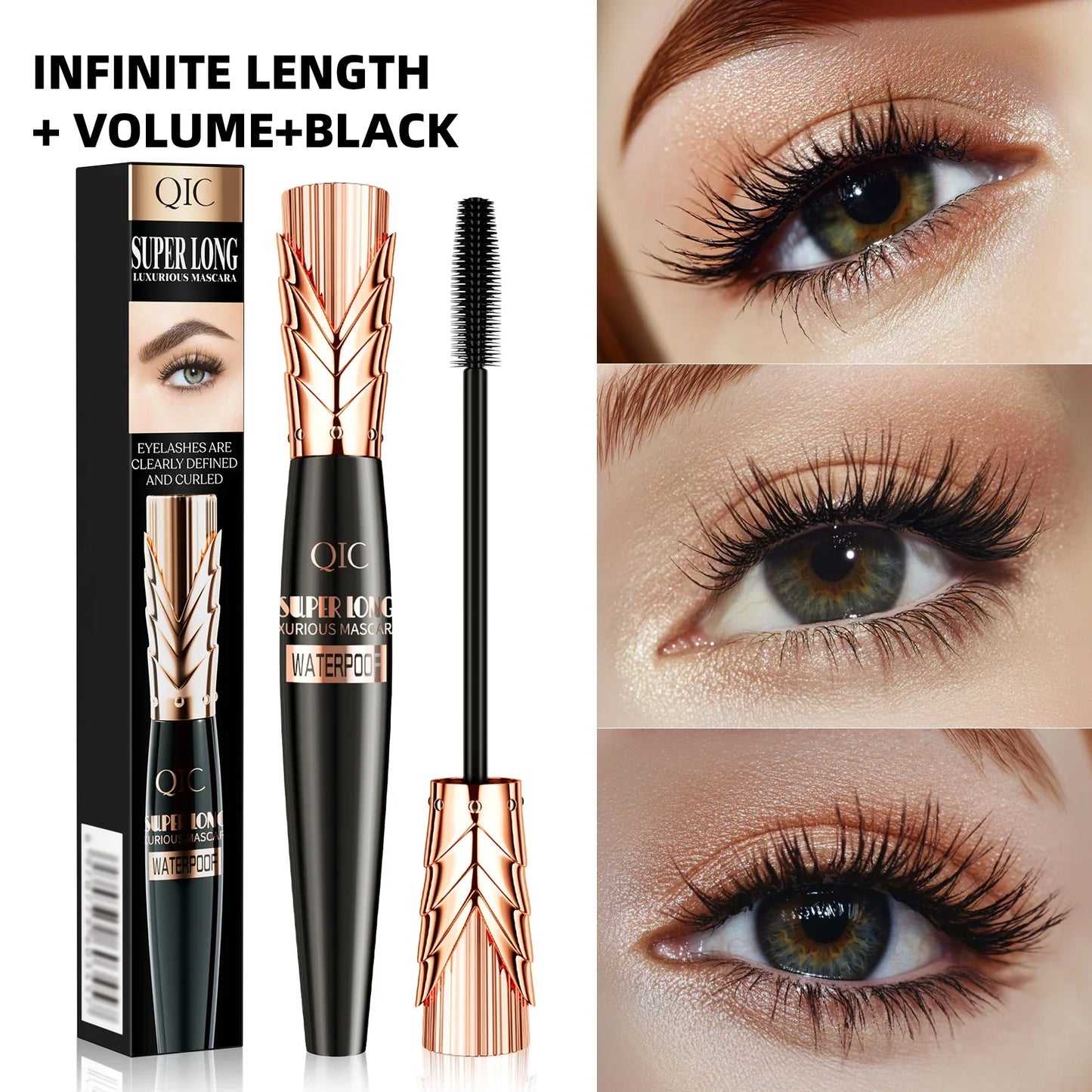 5D Silk Fiber Mascara – Waterproof, Lengthening & Volumizing