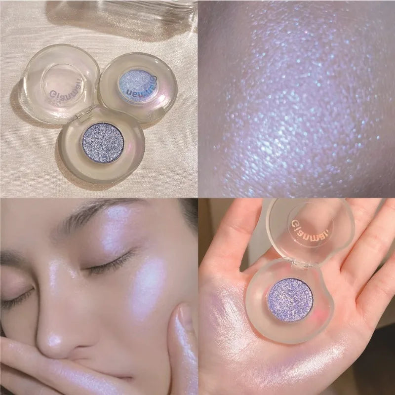 Diamond Monochrome Highlighter Eyeshadow | Shimmer Metallic