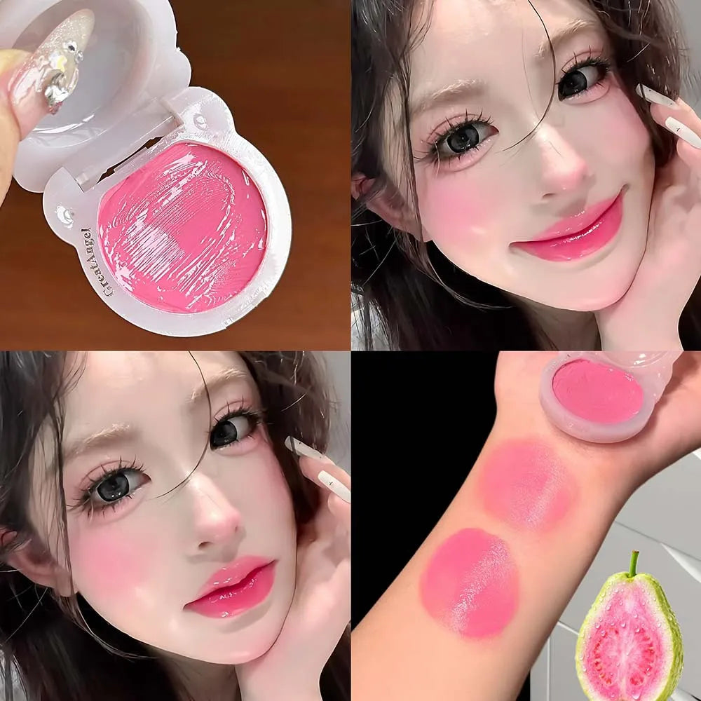 Korean Jelly Blush Cream | Lip & Cheek Dual-Use Blusher