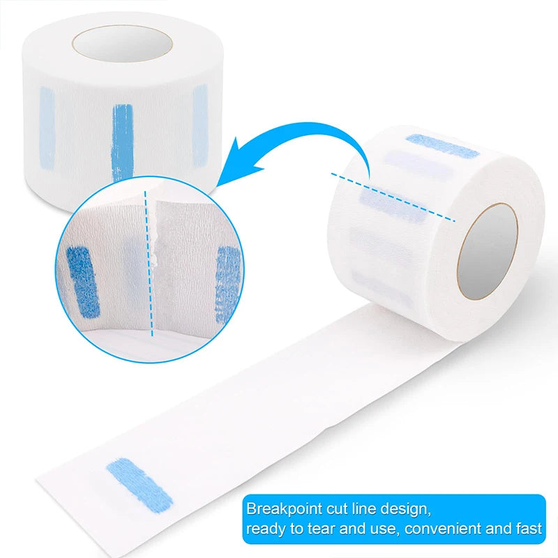 Disposable Barber Neck Strips – Stretchy Salon Hairdressing Tool