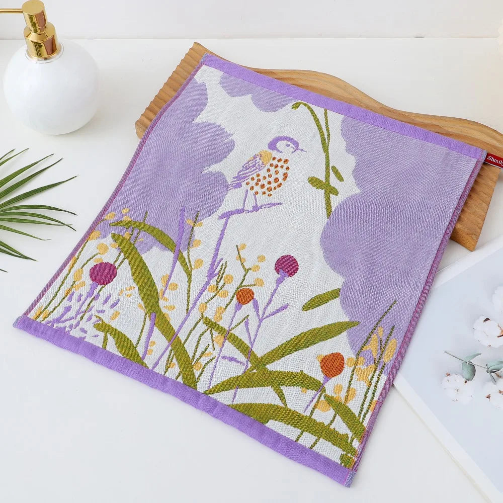 4-Layer Cotton Gauze Hand Towel 34x40cm – Quick Dry Kitchen Towel
