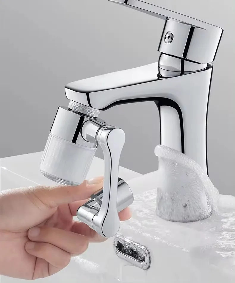 Swivel Kitchen Faucet Extender with Filter – 2 Modes, Metal