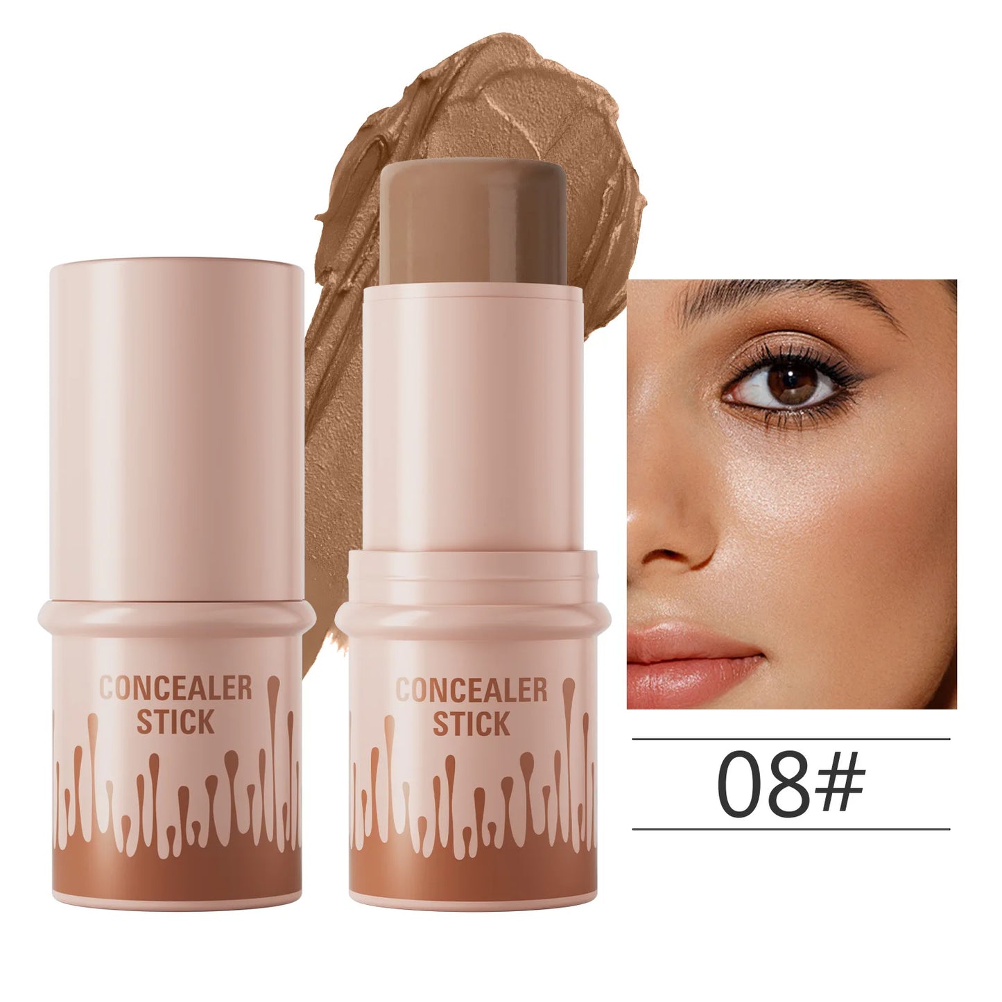 2-in-1 Contour Bronzer & Highlighter Stick | Cream Concealer Pen