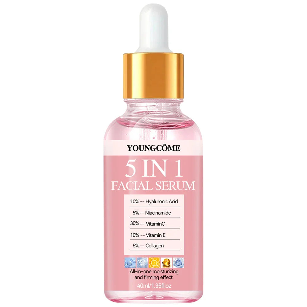 YOUNGCOME 5-in-1 Hyaluronic Acid & Vitamin C Face Serum 30ml