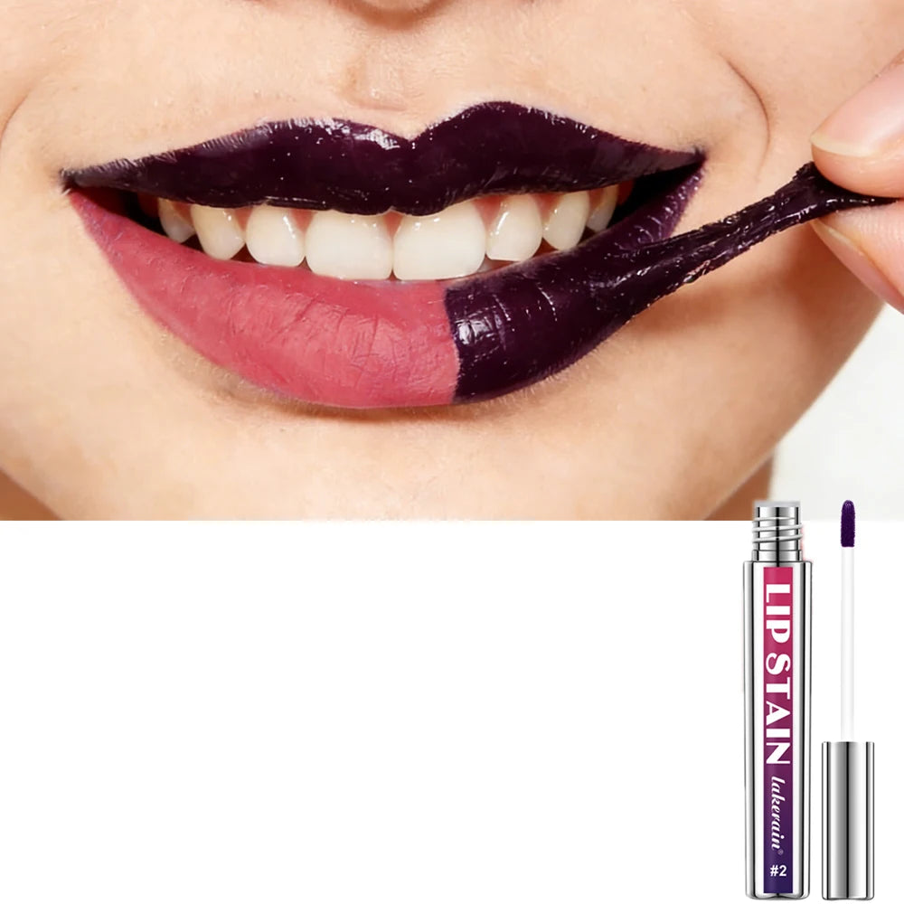 Waterproof Peel Off Lip Stain Long Lasting Pink Lip Tint Transfer Proof Non-stick Cup 3 Colors Lip Stain Women's Cosmetics Peaceful Pleasures Health and Wellness 3hot pink