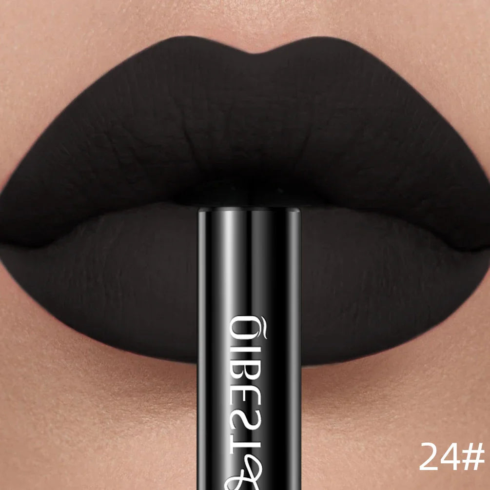 QIBEST Matte Liquid Lipstick – Long-Lasting Velvet Lip Gloss
