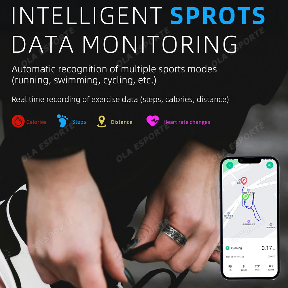 Ola Esporte Smart Ring – Sleep & Heart Rate Fitness Tracker