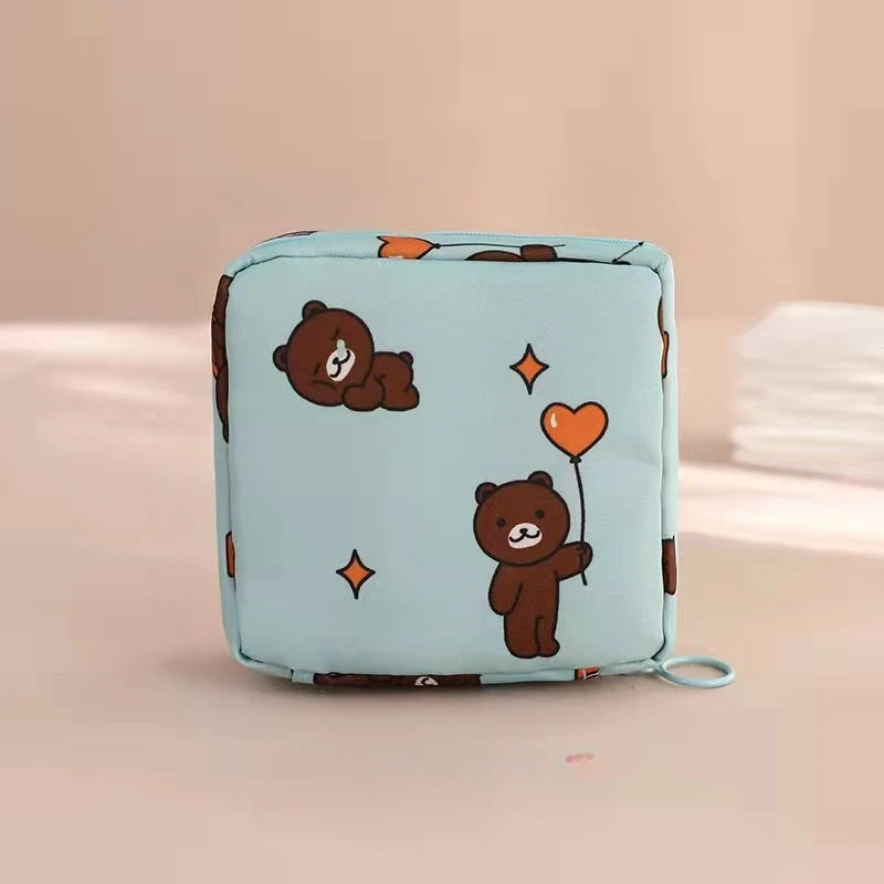 Portable Sanitary Napkin & Tampon Storage Bag | Waterproof