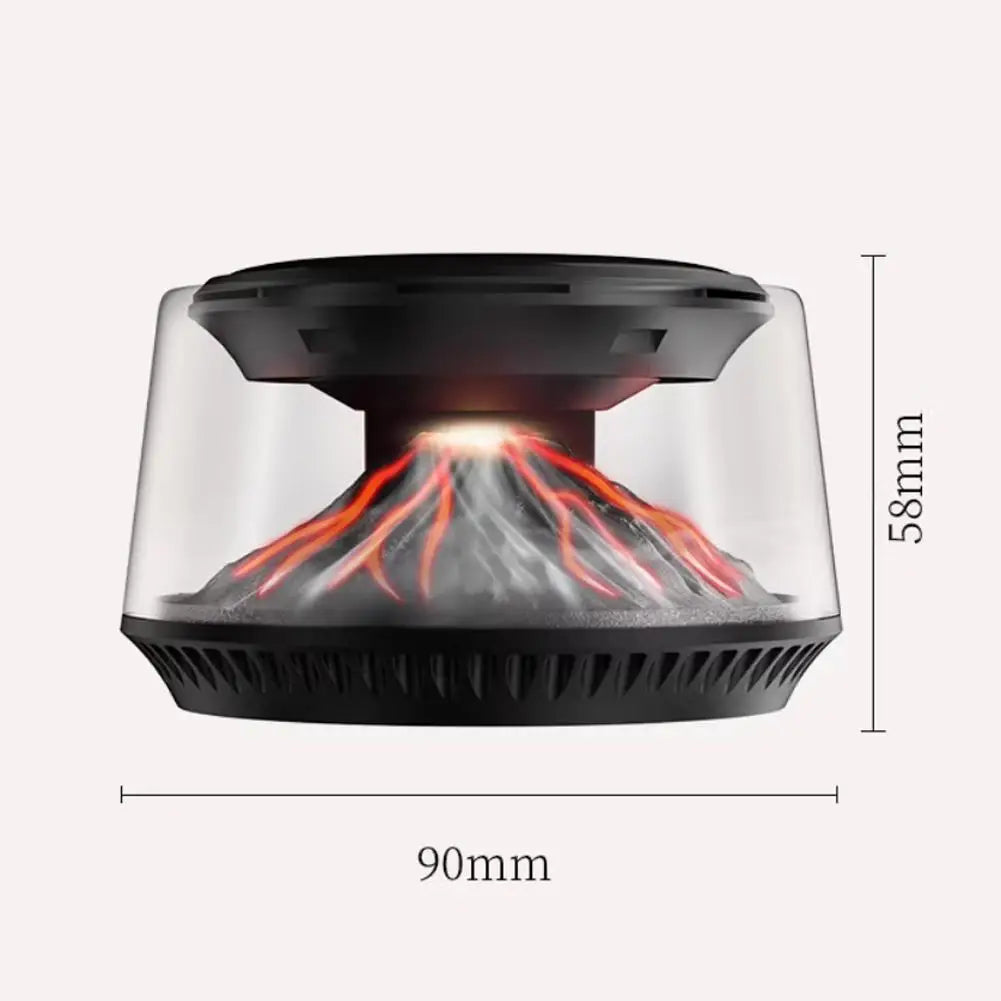 Car Perfume Diffuser – 360° Volcanic Iceberg Mirror Mount Freshener