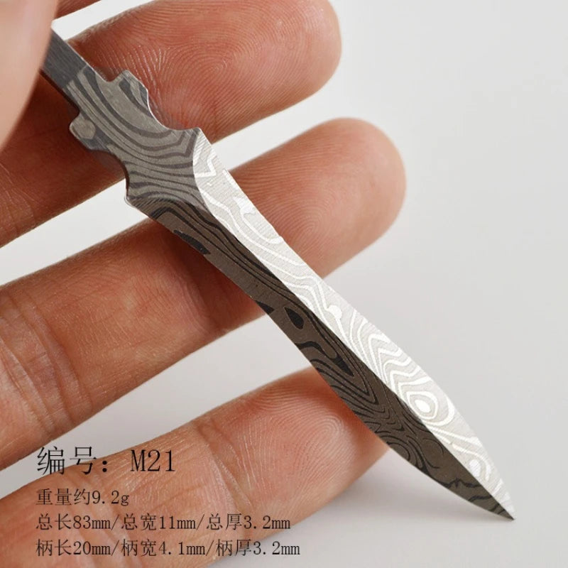 Tea knife m21 tea needle embryo processing customized pu'er tea knife stainless steel tea needle sword embryo Peaceful Pleasures Health and Wellness