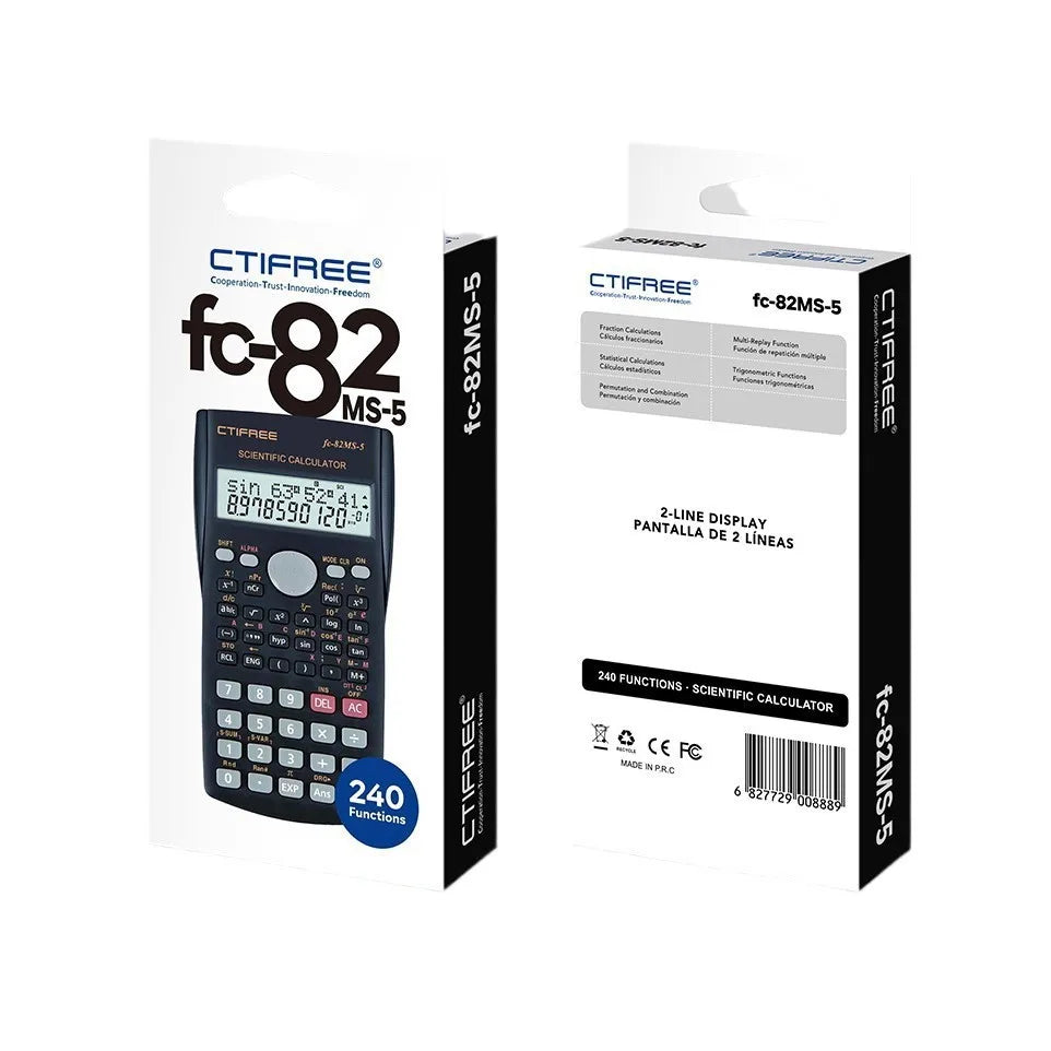Scientific Calculator Exam-ready Multifunctional Large Display
