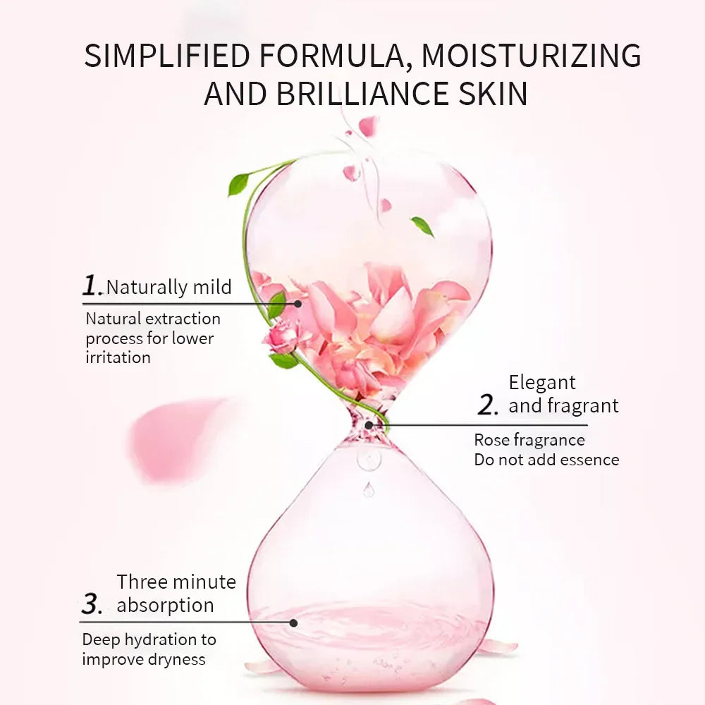 100ml Rose Water Face Mist – Hydrating Toner Spray All Skin