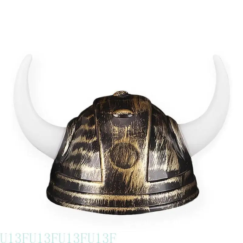 Viking Horned Helmet Hat – Medieval Warrior Costume Adults